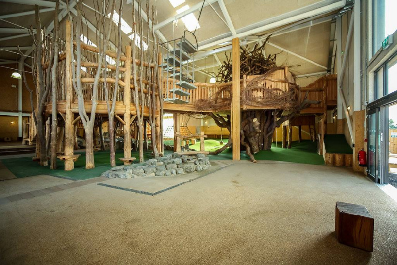  Indoor jungle gym at William's Den